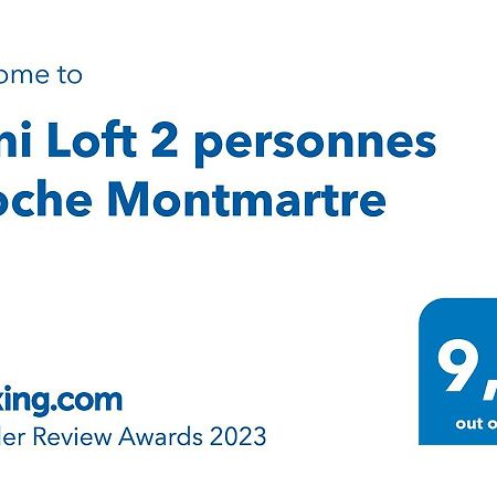 Superb Mini Loft Close Montmartre 2 People 巴黎 外观 照片