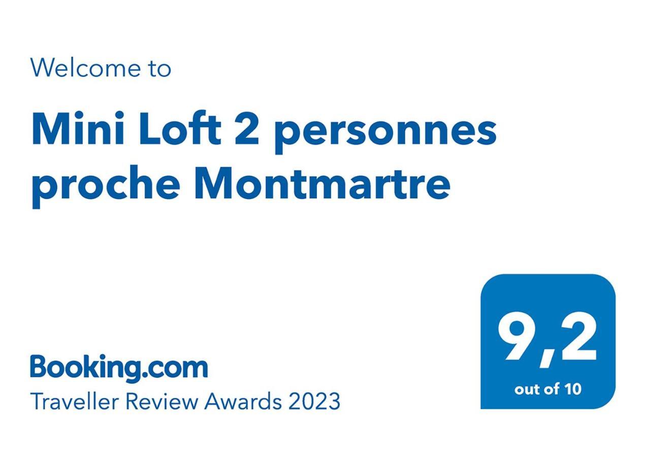 Superb Mini Loft Close Montmartre 2 People 巴黎 外观 照片